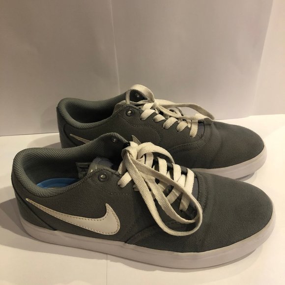 Men’s Grey NIKE SB CHECK Shoes - Picture 1 of 5